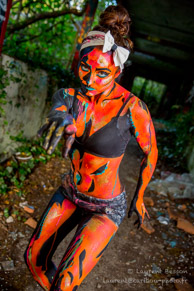 Session Bodypainting (Emilie Caillon - Poonam Malpani) / Domaine d'Orgemont, Cerny - 24 septembre 2016