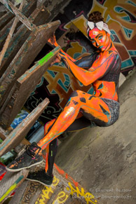 Session Bodypainting (Emilie Caillon - Poonam Malpani) / Domaine d'Orgemont, Cerny - 24 septembre 2016