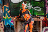 Session Bodypainting (Emilie Caillon - Poonam Malpani) / Domaine d'Orgemont, Cerny - 24 septembre 2016