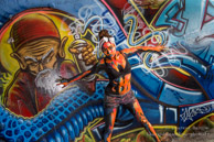 Session Bodypainting (Emilie Caillon - Poonam Malpani) / Domaine d'Orgemont, Cerny - 24 septembre 2016